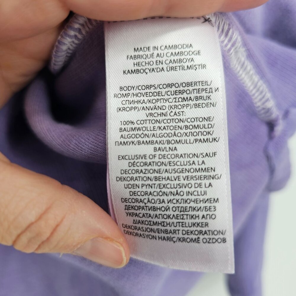 Polo Ralph Lauren Quarter Zip Pullover XL Purple Garment Wash Pony‎ Mock Neck - Picture 5 of 11